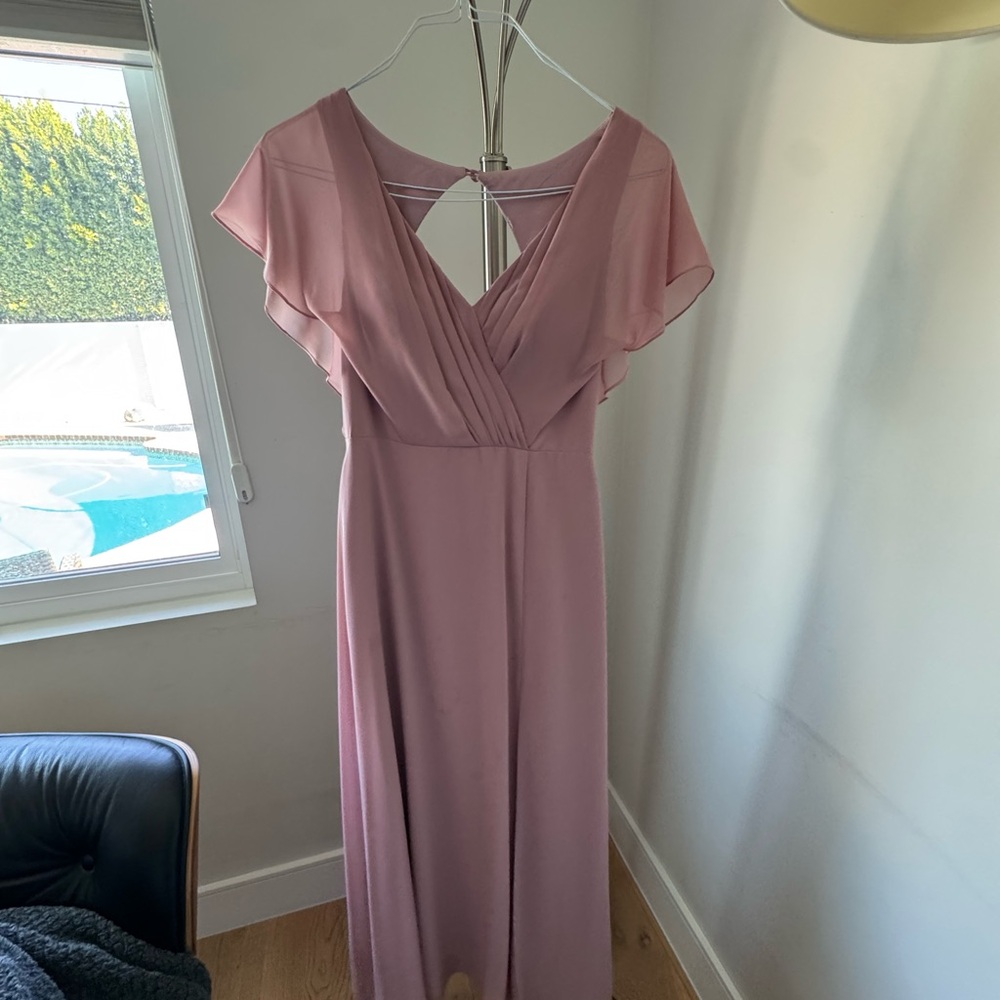 Azazie Mauve Maxi Dress